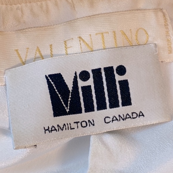 VALENTINO Vintage Cream Blazer and Marching Skirt Size 10 - Picture 5 of 6